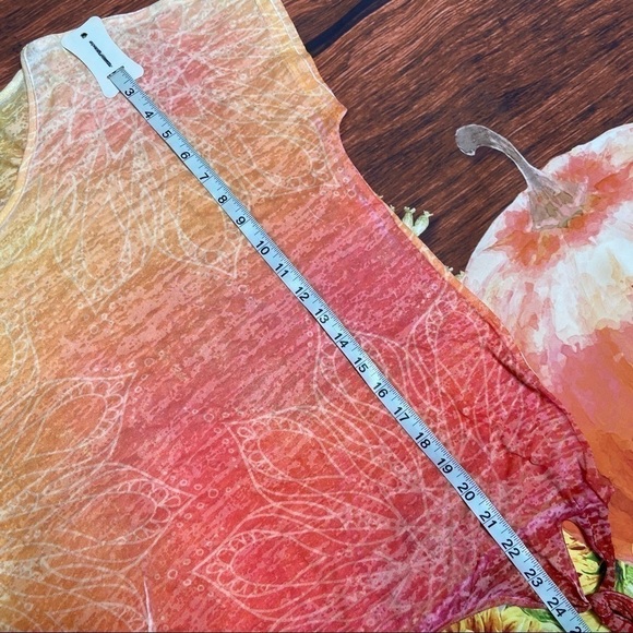 PRANA - Burnout Top With Tie Detail Medium - Picture 5 of 7